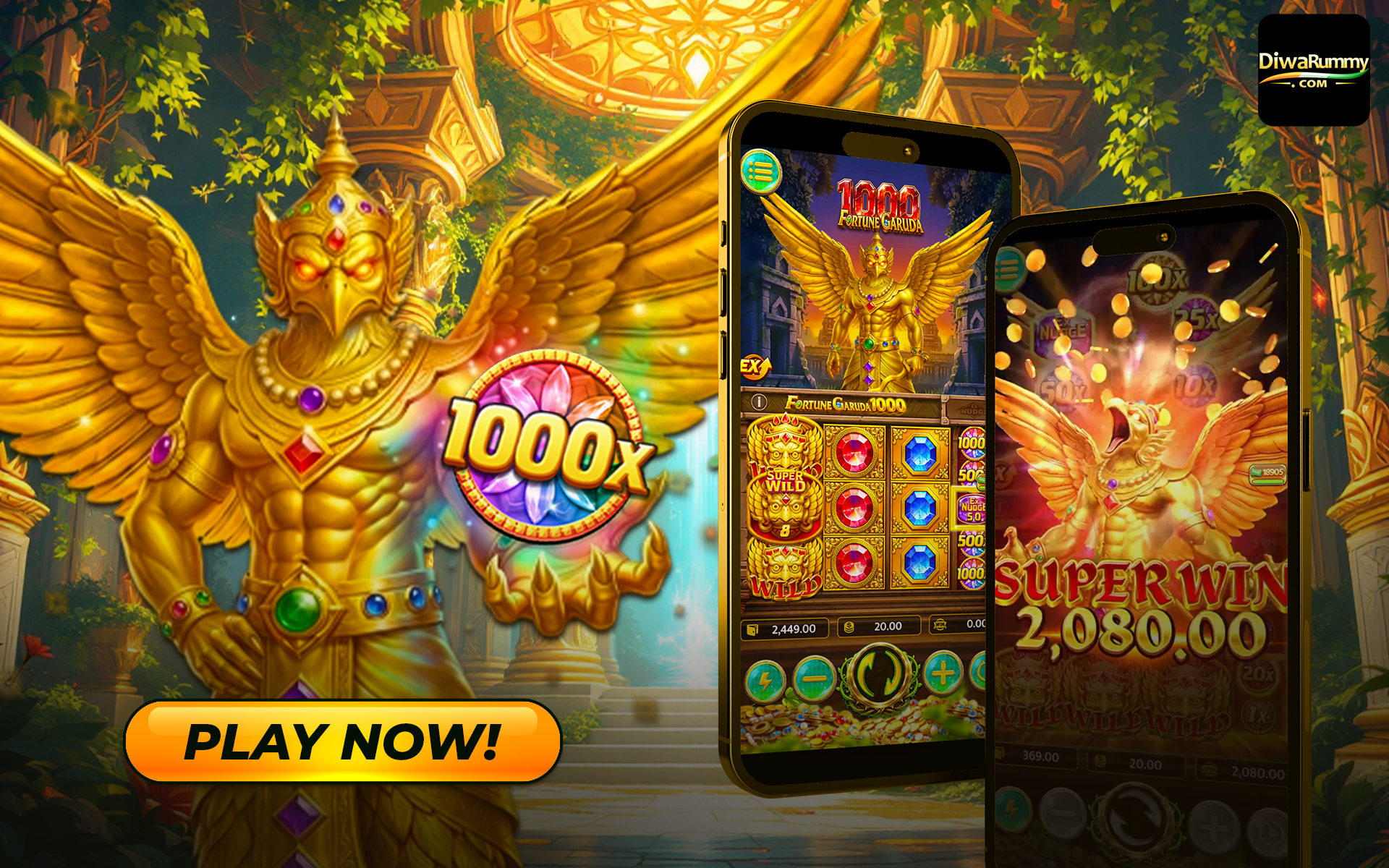 Diwa Rummy disclaimer banner Diwa Rummy